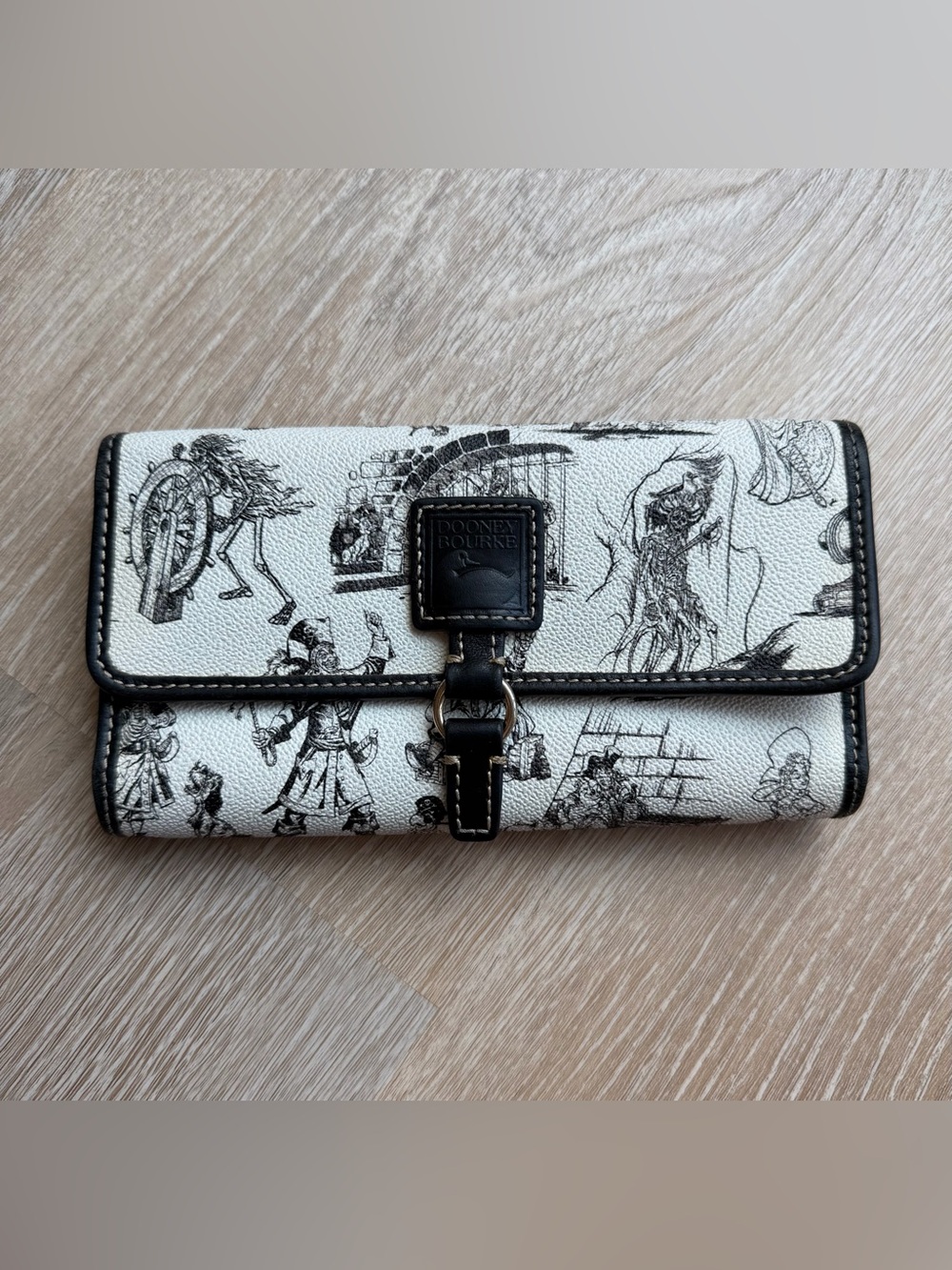 Disney Dooney & Bourke Pirates of the Caribbean Leather Wallet